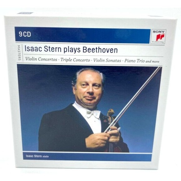 Isaac Stern Plays Beethoven 9 CD Box Set - 24 bit recording! SONY - Like New - Picture 2 of 4